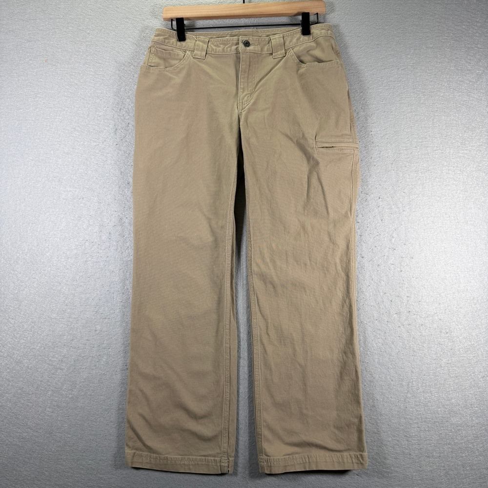 Duluth Trading Co. Women's Khaki Canvas Carpenter Work Pants Size 30x27.5